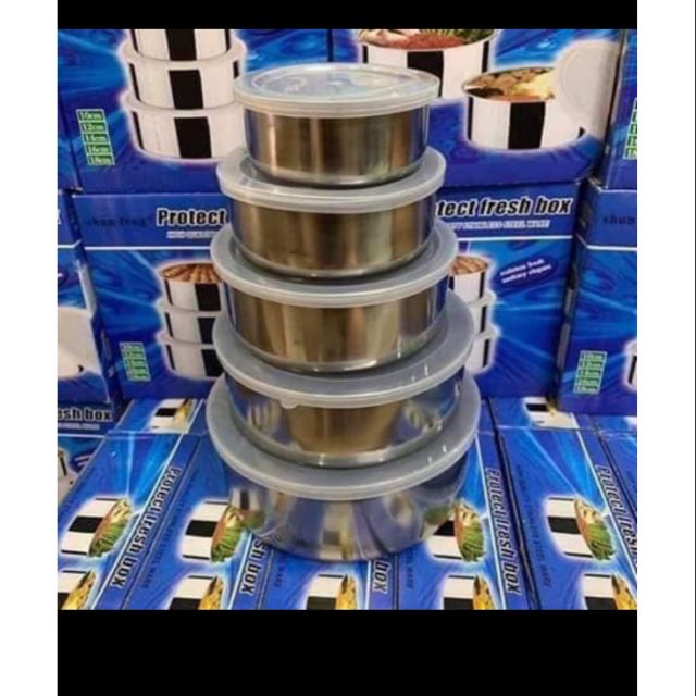 Bộ thố inox 5 món