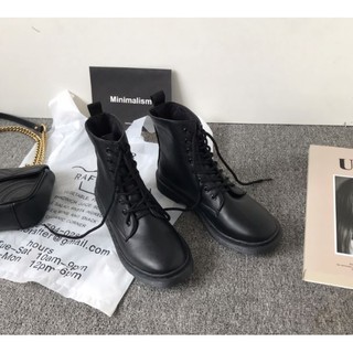 [ORDER] Giầy ulzzang cao cổ da lì (ảnh thật ở cuối) - B8.60