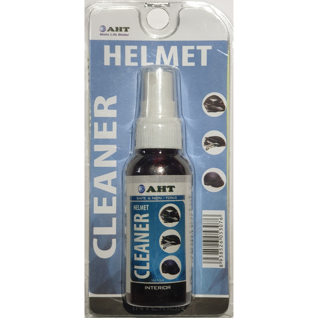 Diệt khuẩn, khử mùi nón bảo hiểm Helmet Cleaner AHT 50ml - Hương bạc hà