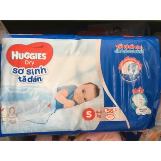 Tã dán HUGGIES cho bé sơ sinh 4-8kg-54miếng