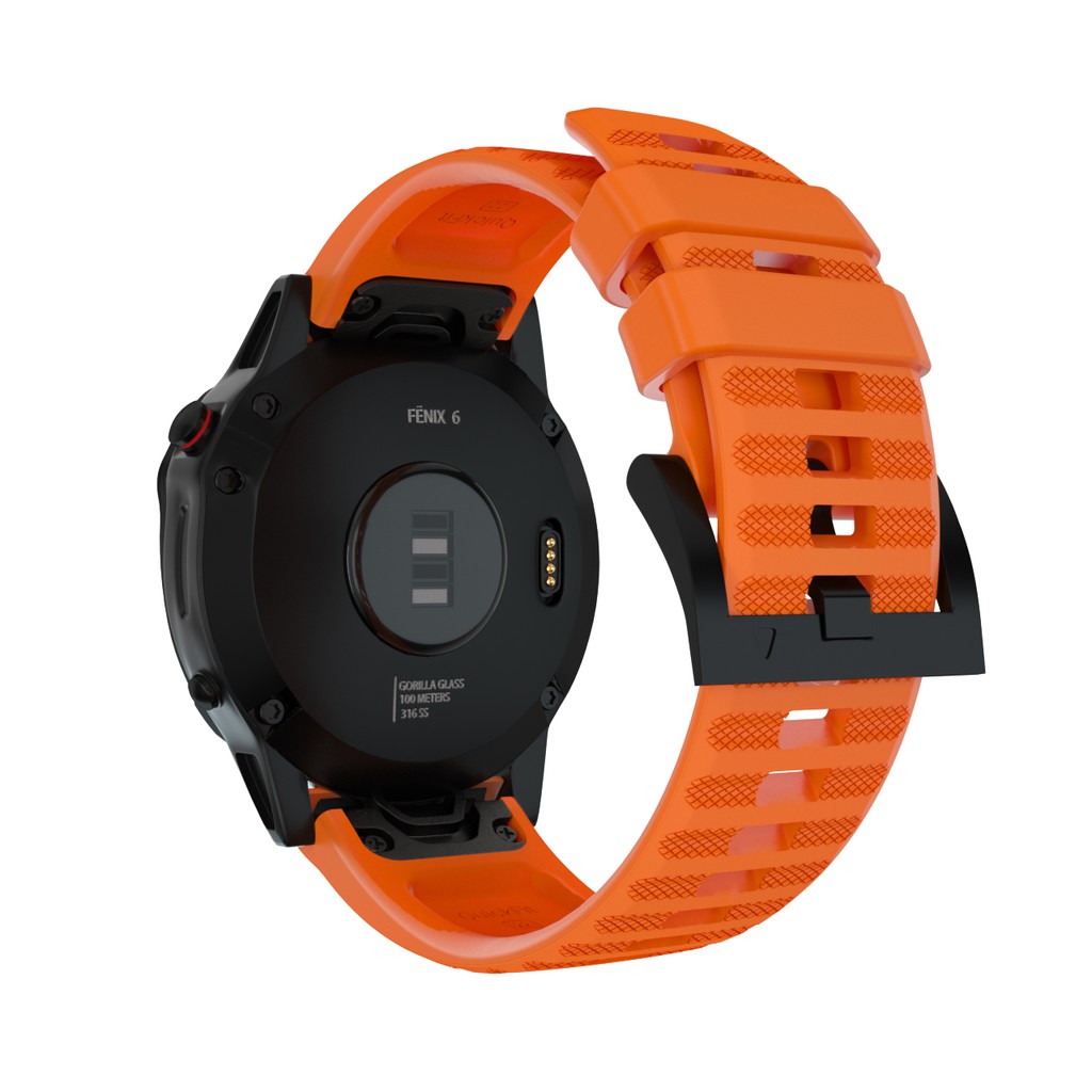 Dây Đeo Thay Thế Bằng Silicone Cho Đồng Hồ Thông Minh Garmin Fenix 6/fenix 5 Plus/Forerunner 935/945 22mm