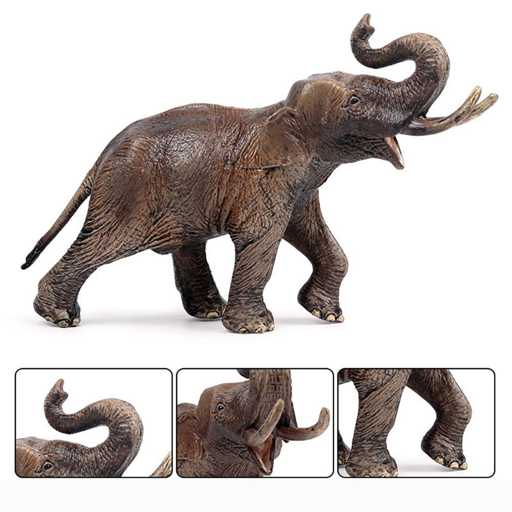 Mô Hình Chú Voi Hoang Dã Sinh Động Như Thật Tự Nhiên LAYOR1