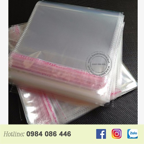 1KG TÚI KIẾNG OPP CÓ KEO DÁN NẮP NHIỀU SIZE | ĐÓNG GÓI SẢN PHẨM THỜI TRANG - BAOBIONLINE