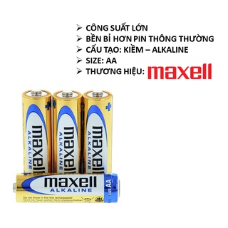 Hộp 10 vỉ pin Akaline MAXELL 2A (pin tiểu)