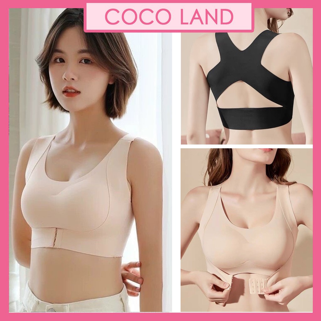 Áo lót su chống gù lưng định hình hỗ trợ vóc dáng -Áo Lót Nữ Đúc Su Non Cao Cấp, Không Gọng, Mút Mỏng , Hàng Xuất Nhật