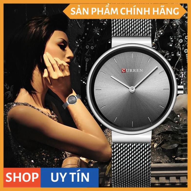 HÀNG CAO CẤP -  Đồng hồ nữ CURREN LUXURY – Dây Titanium cao cấp + Tặng hộp & pin  - Hàng Cao Cấp