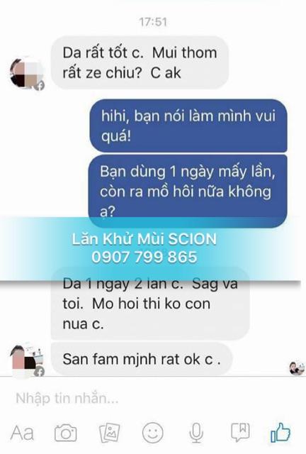 LĂN KHỬ MÙI SCION Nuskin Scion Pure White Roll On Freeship Lăn Nách Scion