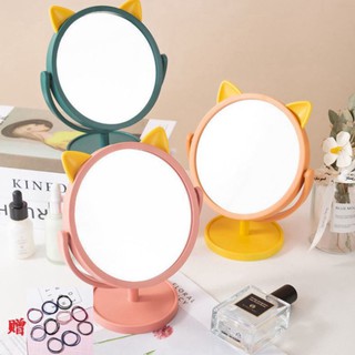 Gương tai mèo mini để bàn cực xinh