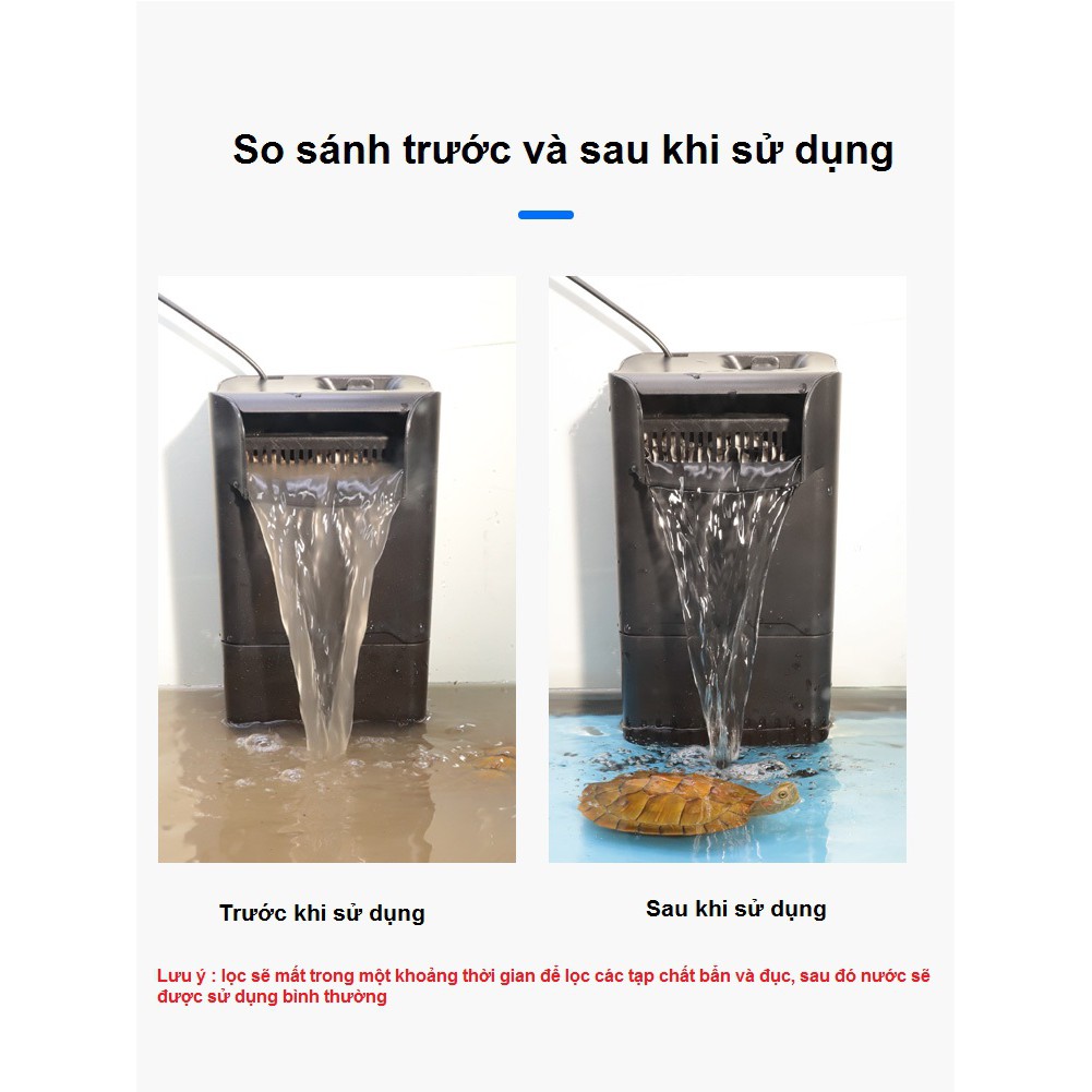 Bộ lọc bể rùa lớn tinh khiết đa năng IX