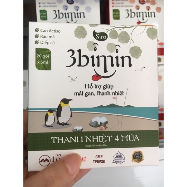 3bimin thanh nhiệt 4 mùa