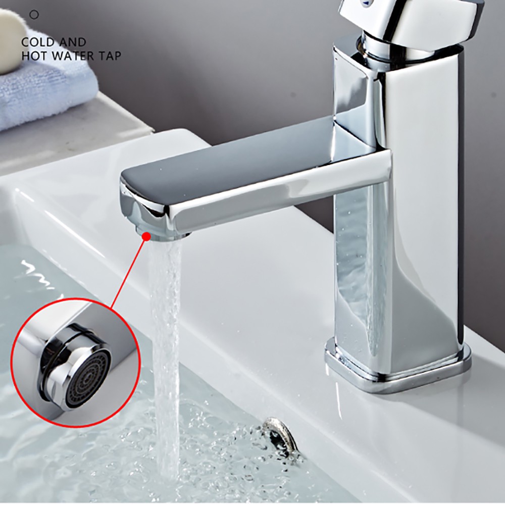 [Mã BMBAU50 giảm 7% đơn 99K] Vòi Xả Nước Lavabo Vuông Schmidt Thiết Kế Kiểu Dáng Sang Trọng Hiện Đại