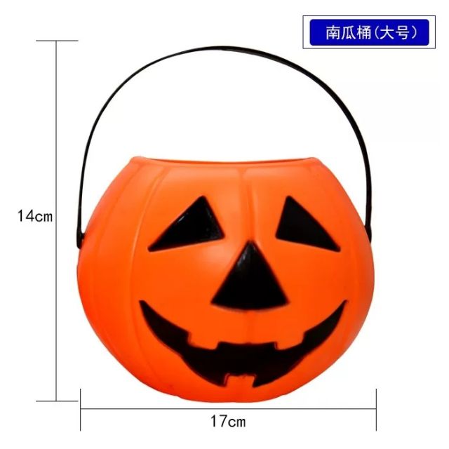 Giỏ bí ngô đựng kẹo Halloween
