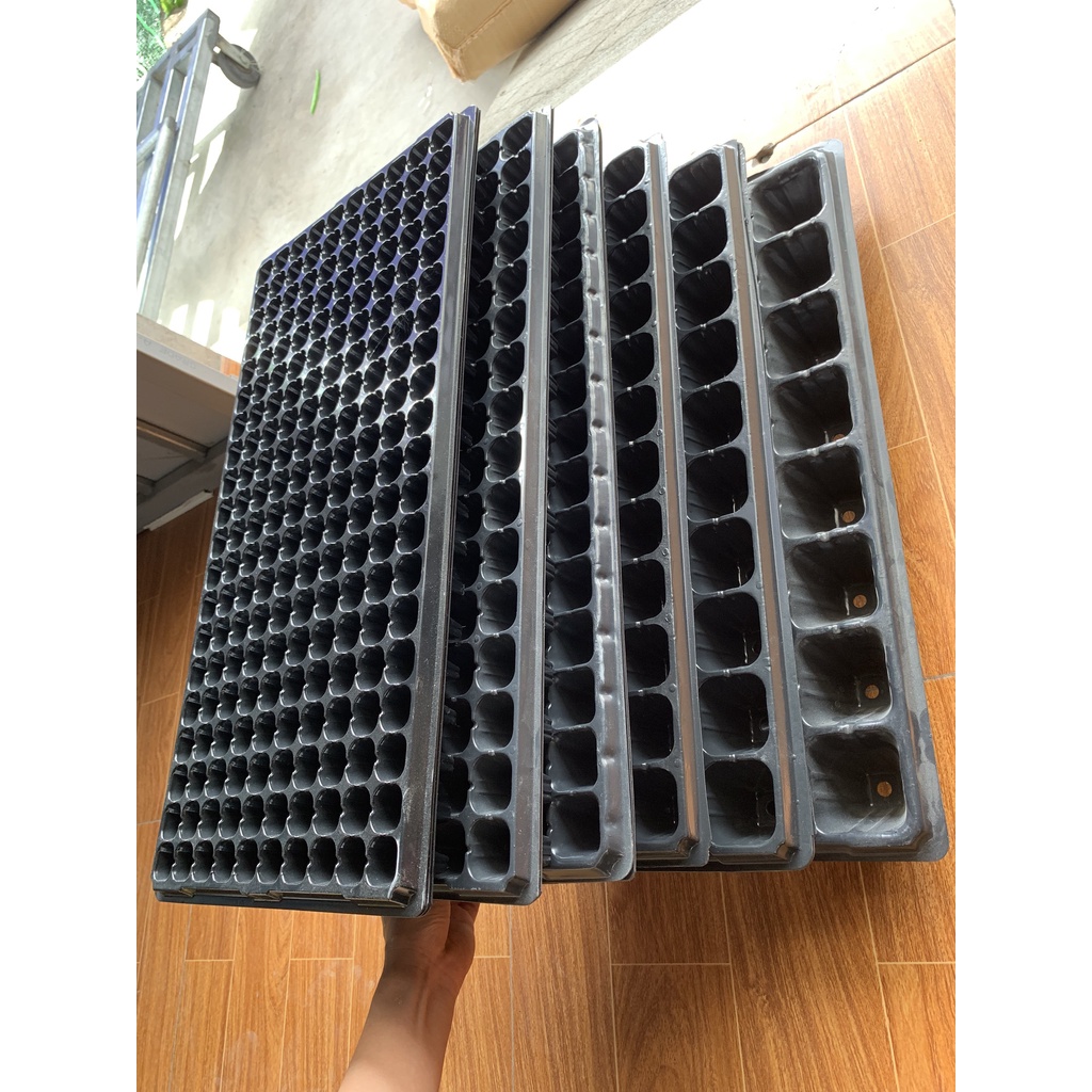 COMBO 10 KHAY ƯƠM HẠT GIỐNG CÁC LOẠI 32,50,72,105,128,200 LỖ (BẦU ƯƠM THÔNG MINH, DỊCH TRUYỀN CHO CÂY, KEO SẸO...)