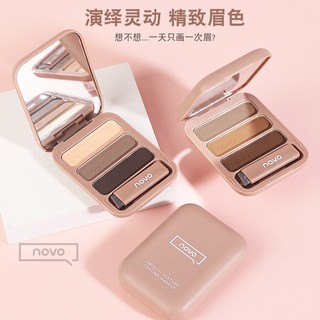 Bột tán chân mày 3 màu Novo