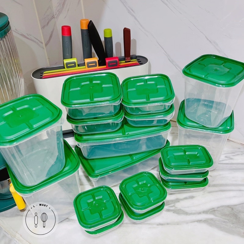 Set 17 hộp nhựa đựng thực phẩm