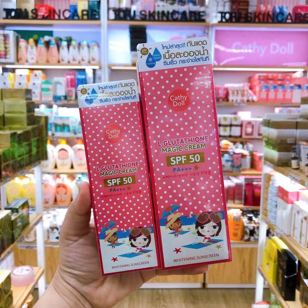 Kem Chống Nắng Trắng Da Cathy Doll Spf 50 Thái Lan 138Ml