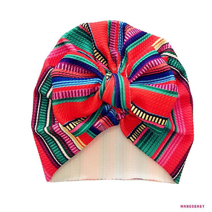 Mũ beanie thắt nơ xinh xắn cho bé gái