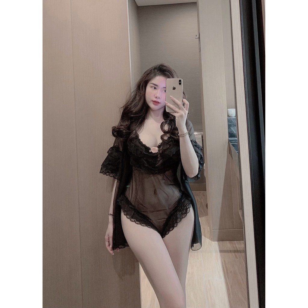 (M.60) Váy ngủ sexy cao cấp Đầm mặc nhà gợi cảm quyến rũ