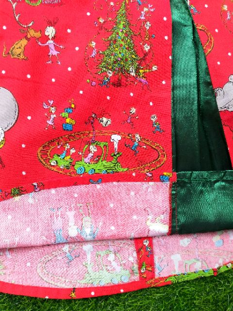 Đầm noen phối màu