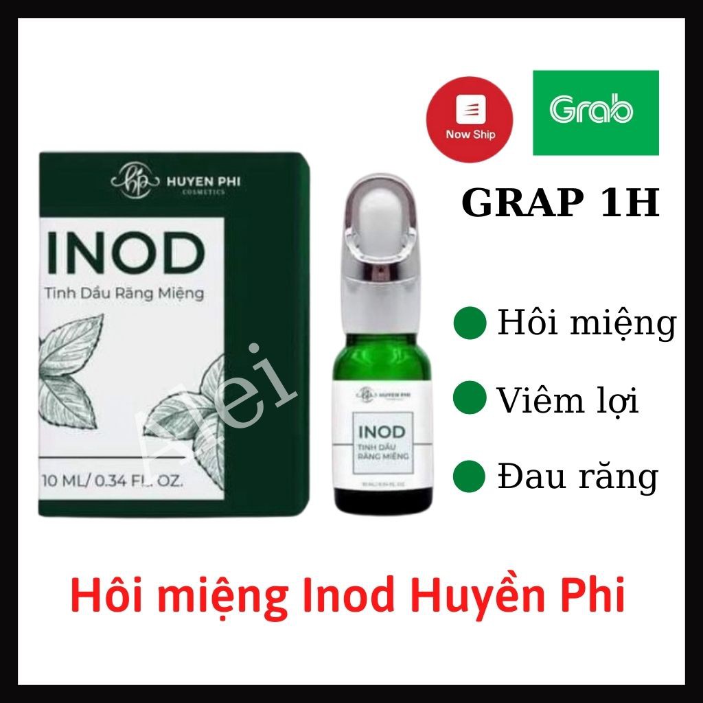 Tinh dầu răng miệng Inod Huyền Phi, chữa nhiệt miệng, nấm lưỡi, viêm lợi, sâu răng sau 1 liệu trình sử dụng