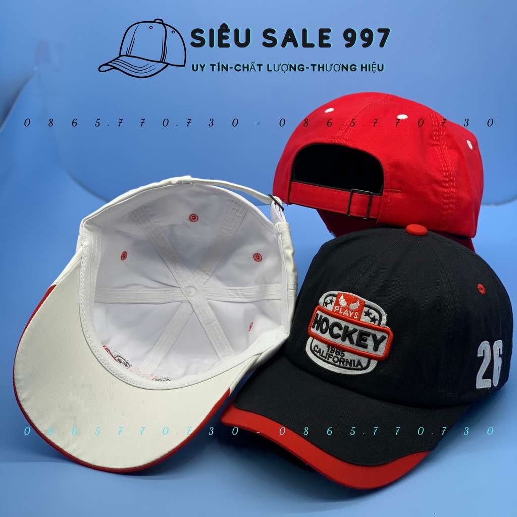 Nón Hockey Vải Cotton Lụa Hàng Đẹp Như Hình, Nón Hockey Chuẩn Form Êm đầu