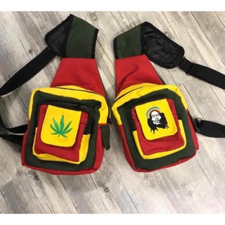 Túi hộp đeo chéo rasta- weed unisex ▪️ hình thật