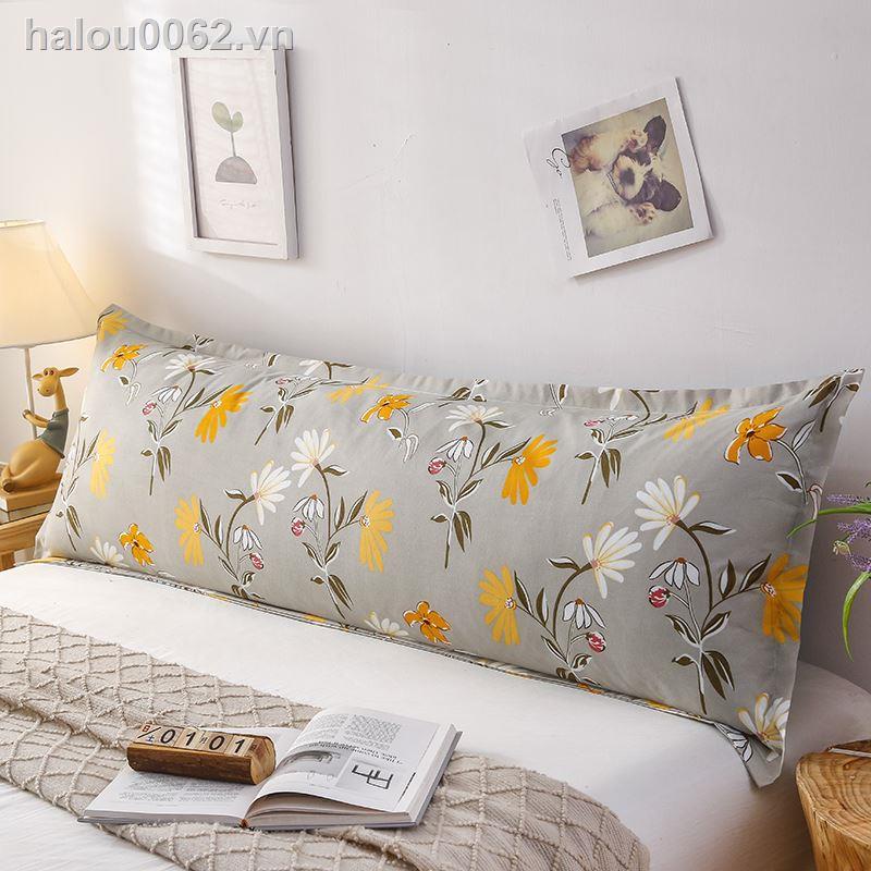 Vỏ gối dài 1m / 1.2m / 1.5m / 1.8m làm từ cotton thời trang cho cặp đôi