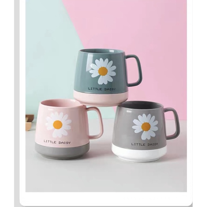 Ly uống nước hiện đại, cốc đánh răng có quai 410ml cao cấp nhựa PP an toàn sử dụng 5677