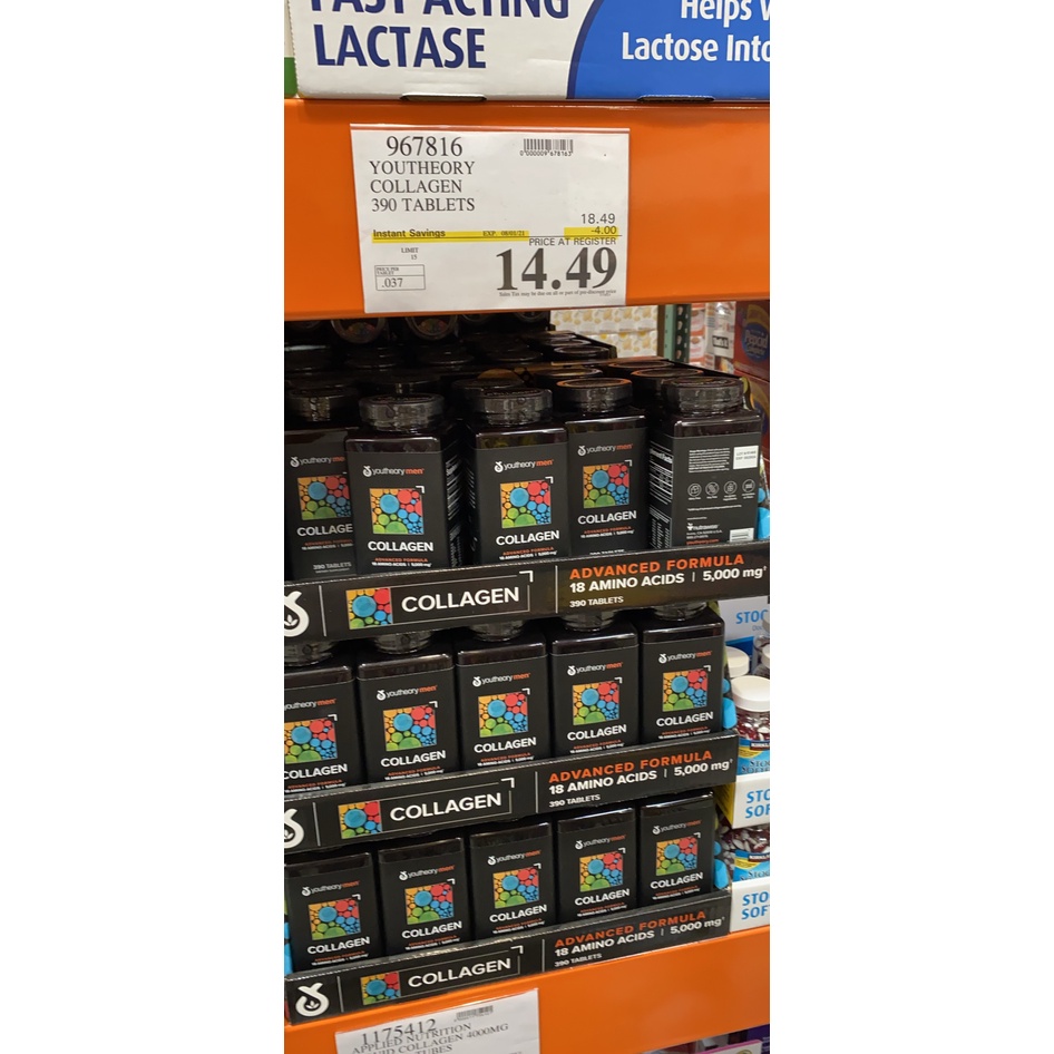 Viên Uống Collagen Youtheory 390 viên đẹp Da, giảm Lão Hóa Collagen 390 viên Youtheory nam nữ của Mỹ