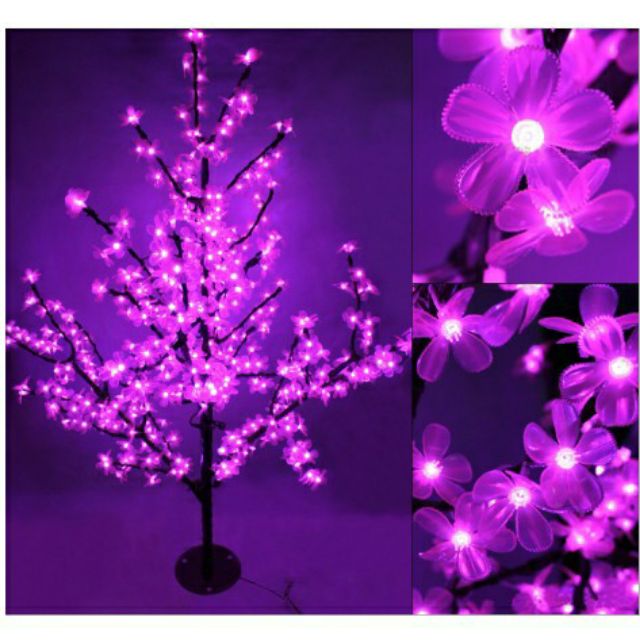 Hoa mai hoa đào đèn led siêu đẹp