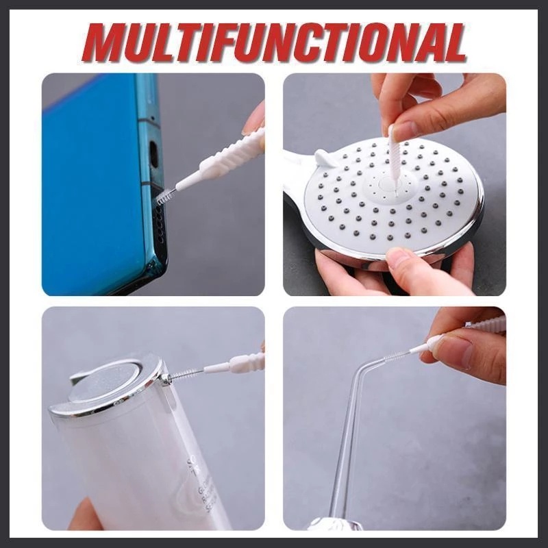 Set 10 Cọ Vệ Sinh Vòi Hoa Sen / Bàn Phím Máy Tính / Lỗ Điện Thoại Đa Năng Chống Tắc Nghẽn