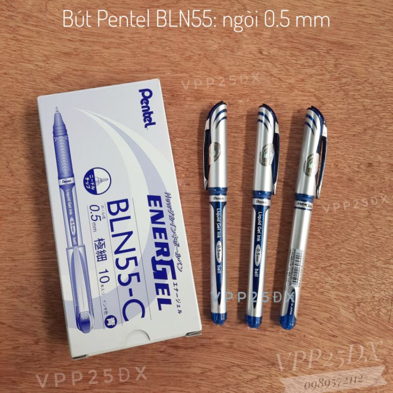 Bút,Ruột ký Pentel ngòi 0.5mm,0.7mm,1.0mm.(Hàng chính hãng)