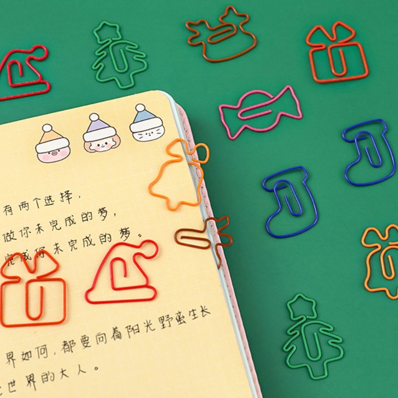 Set 10 Kẹp Giấy Kim Loại Hình Động Vật Dễ Thương