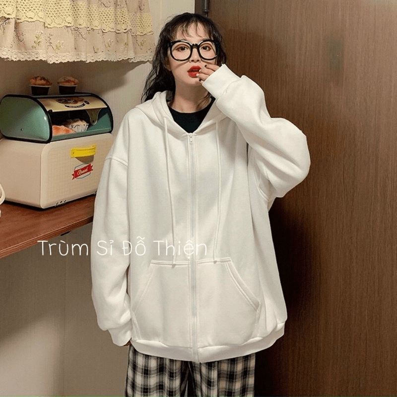 Áo khoác hoodie nỉ ngoại siêu hot 2022 AK NỈ KHÓA KÉO mẫu mới CHP