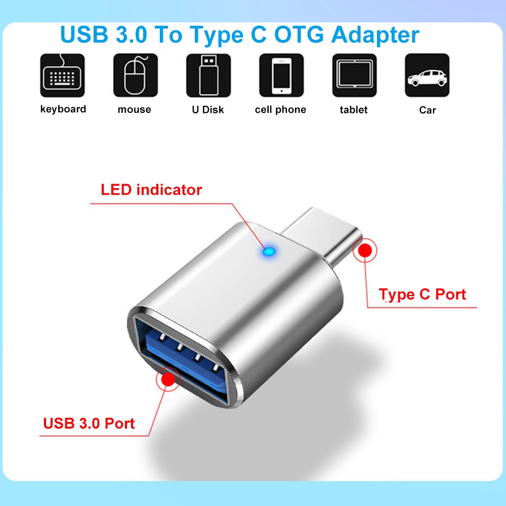 Đầu Chuyển Đổi USB 3.0 Type C Sang USB Chuyên Dụng Cho MacBook Xiaomi