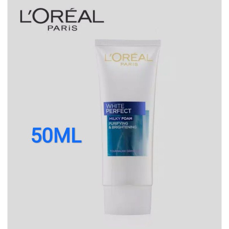 (Hàng Mới Về) Sữa Rửa Mặt Tạo Bọt Làm Trắng Da Dung Tích 50ml Loreal Paris