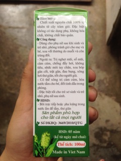 Combo đèn đuổi muỗi+ tinh dầu tràm huế
