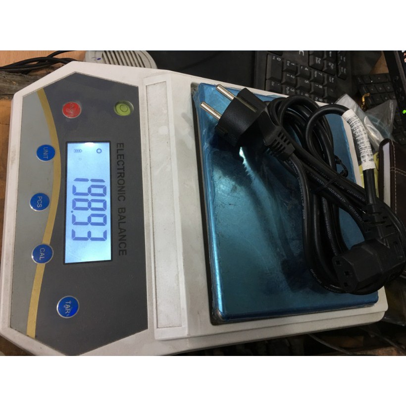 Dây nguồn cong,bẻ góc hàng chuẩn lõi đồng cho máy tính , nồi cơm điện, nồi lẩu dài 1,5m