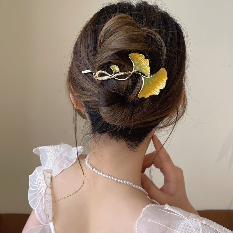 Kẹp tóc đính đá ngọc trai nhân tạo thời trang cao cấp cho nữ Bơ Store