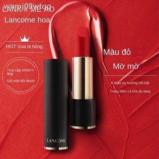 Hộp quà Giáng sinh màu vàng cà rốt chính thức của son môi hãng tên tuổi LANKOME Jing pure matte lipstick