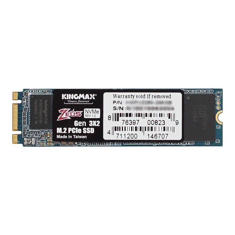 SSD Kingmax 256Gb M.2 2280 PCIe Gen3x2 PX3280 - Hàng Chính Hãng