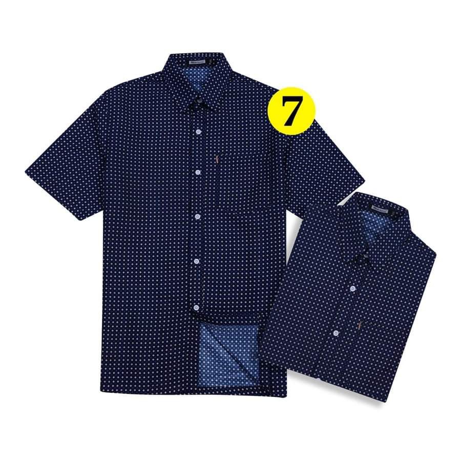 Áo Sơ Mi Nam Tay Ngắn, Họa Tiết, Vải Kate Đẹp (Kèm Video) | BigBuy360 - bigbuy360.vn