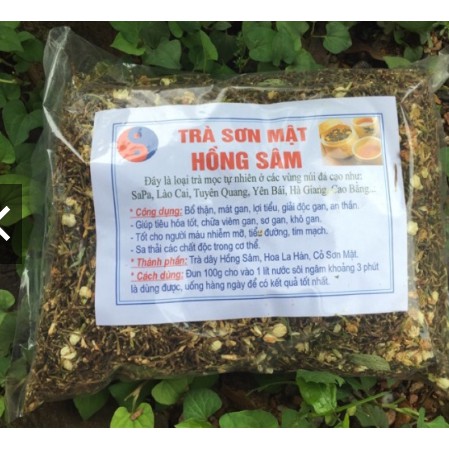 500gr Trà sơn mật hồng sâm hàng loại 1 HS01