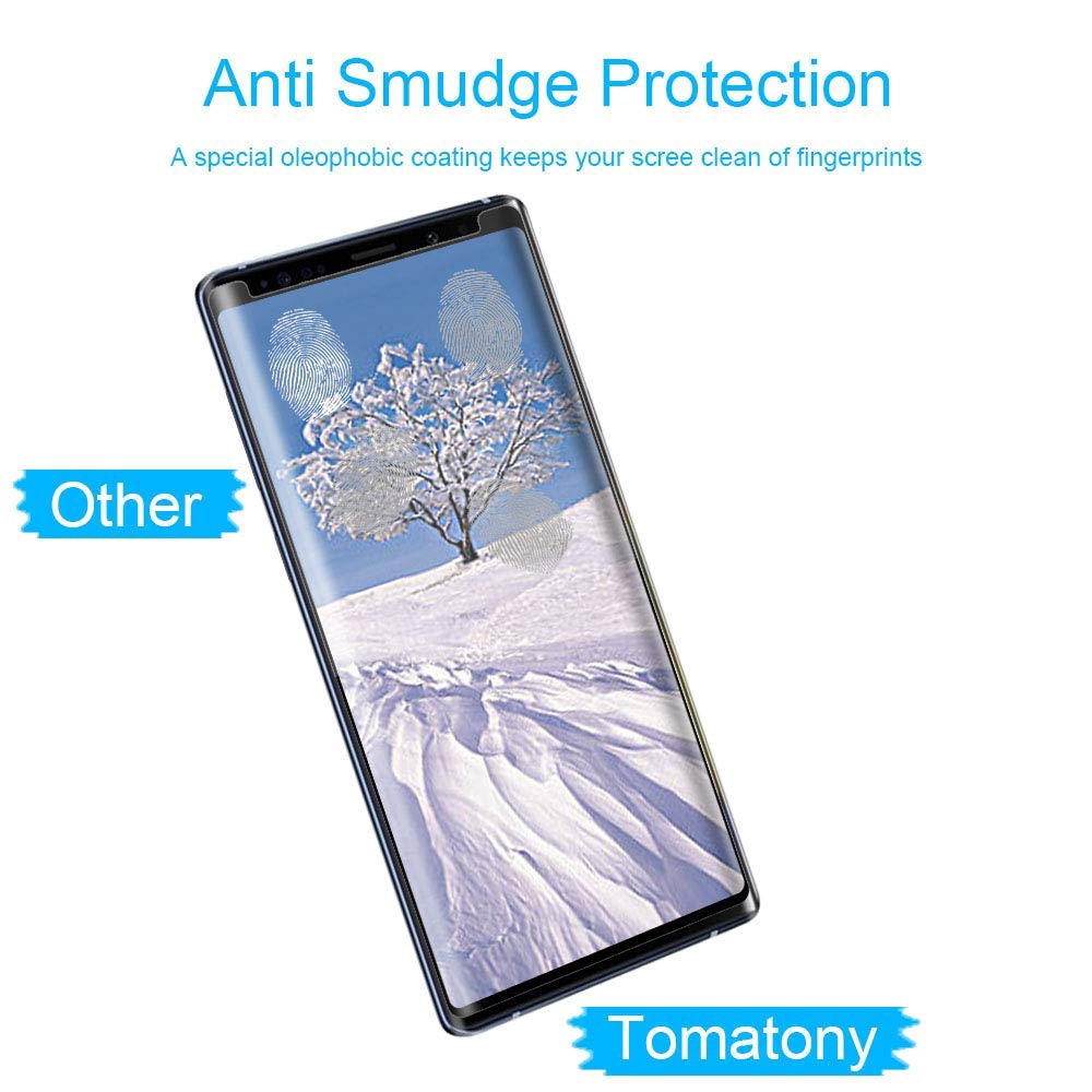 Set 2 Kính Cường Lực Toàn Màn Hình Cong 3D Dùng Cho Samsung Note 9