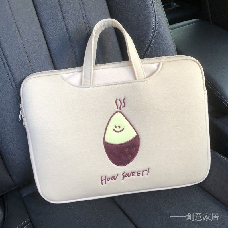 Túi đựng laptop chống sốc thêu họa tiết dễ thương kích thước 13.3 14.1 15.6 inch