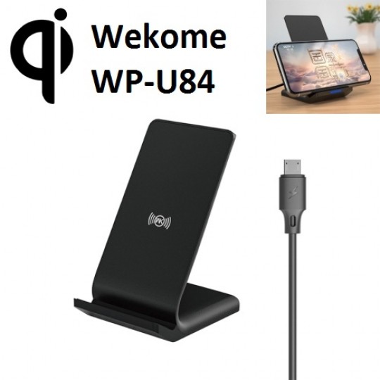 [FREESHIP] SẠC KHÔNG DÂY KIÊM GIÁ ĐỠ WEKOME WP-U84 CHÍNH HÃNG