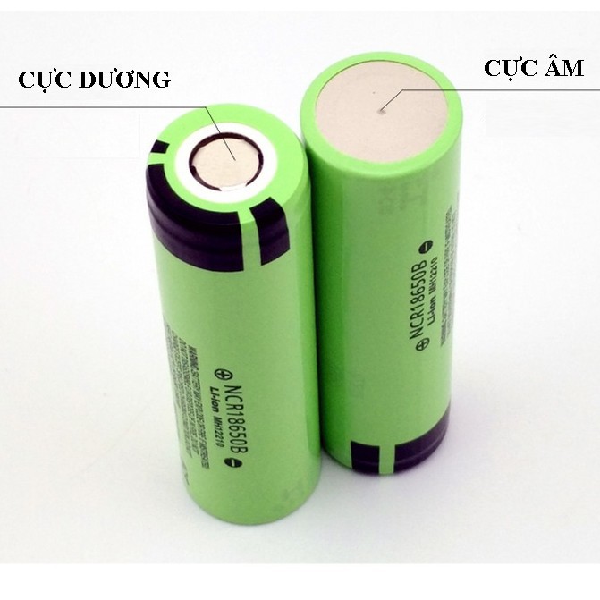 (GIÁ SẬP SÀN) Pin sạc 3.7v 18650 3400mAh Panasonic Cho Box Sạc Dự Phòng, Đèn Pin - 1 viên