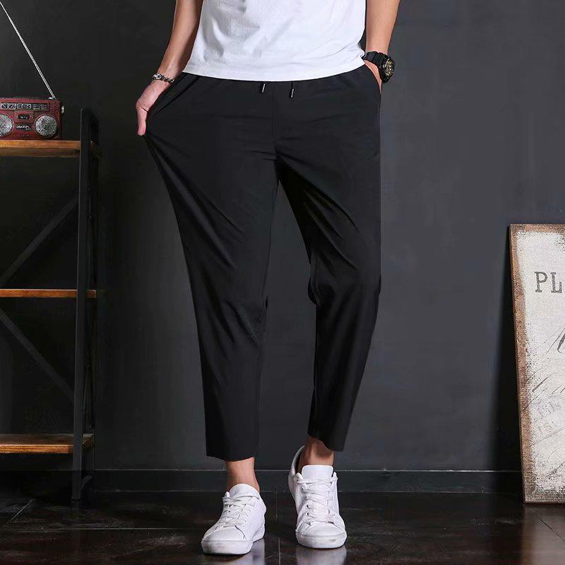 Quần thể thao thun dài trơn màu phong cách năng động thời trang dành cho nam | BigBuy360 - bigbuy360.vn