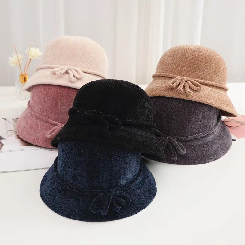 mũ nhung tuyết nữ đẹp