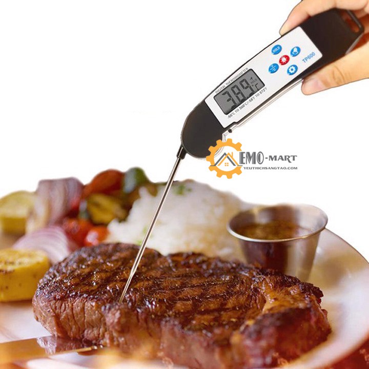 Que Đo Nhiệt Độ TP600 🌿 BH 12 Tháng 🌿 Màn Hình LCD, Chính Xác - Nhựa ABS An Toàn Cao Cấp